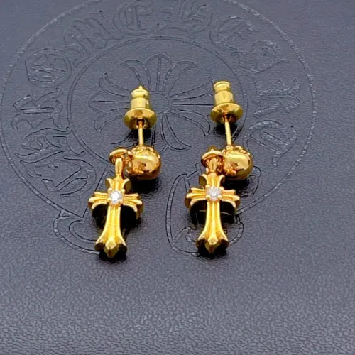 Replica Chrome Hearts Earrings #1406756 $25.00 USD for Wholesale