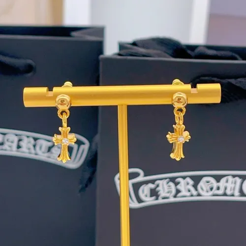 Replica Chrome Hearts Earrings #1406756 $25.00 USD for Wholesale