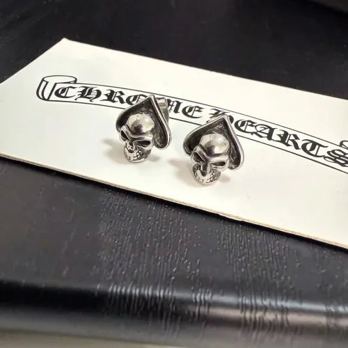 Replica Chrome Hearts Earrings #1406764 $34.00 USD for Wholesale