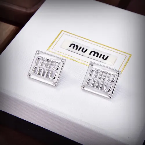 MIU MIU Earrings For Women #1406766 $25.00 USD, Wholesale Replica MIU MIU Earrings