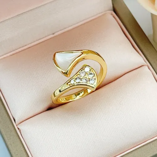 Bvlgari Rings In Gold For Women #1406798 $25.00 USD, Wholesale Replica Bvlgari Rings