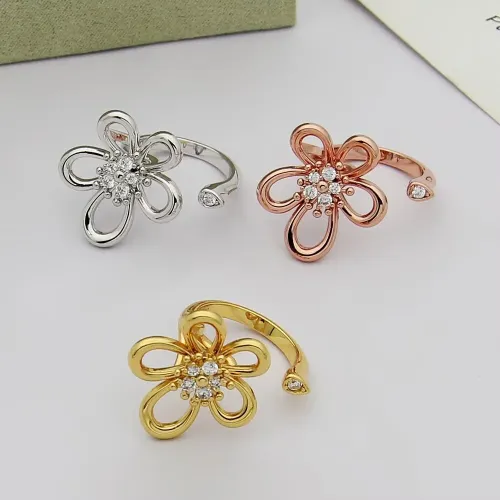 Replica Van Cleef & Arpels Rings In Rose Gold For Women #1406828 $27.00 USD for Wholesale