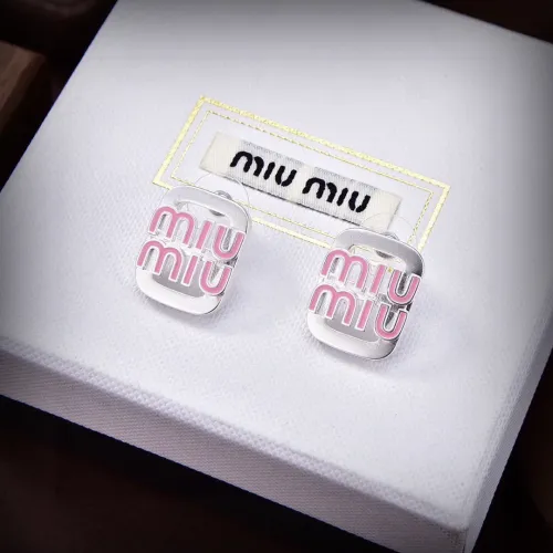 MIU MIU Earrings For Women #1406949 $25.00 USD, Wholesale Replica MIU MIU Earrings