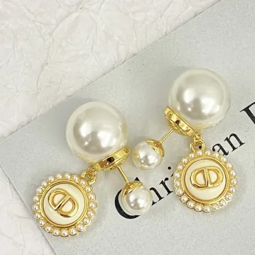 Replica Christian Dior Earrings For Women #1406971 $34.00 USD for Wholesale