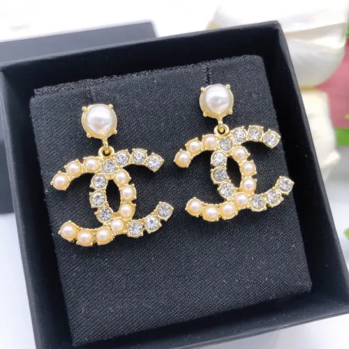 Chanel Earrings For Women #1407182 $25.00 USD, Wholesale Replica Chanel Earrings