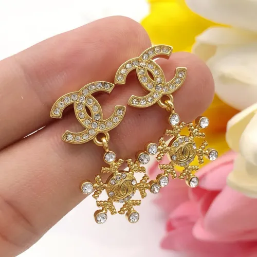 Replica Chanel Earrings For Women #1407216 $25.00 USD for Wholesale