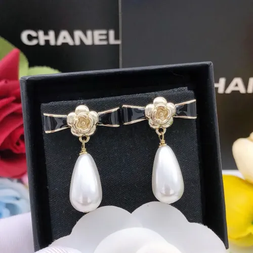 Chanel Earrings For Women #1407218 $25.00 USD, Wholesale Replica Chanel Earrings