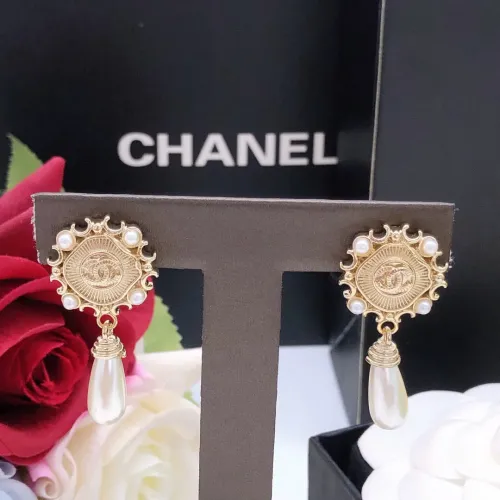 Replica Chanel Earrings For Women #1407242 $25.00 USD for Wholesale