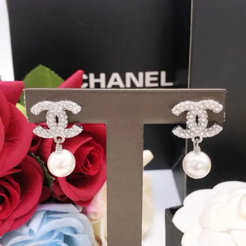 Replica Chanel Earrings For Women #1407248 $25.00 USD for Wholesale
