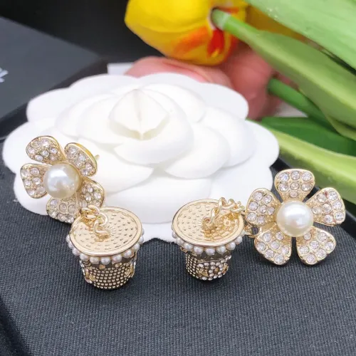 Replica Chanel Earrings For Women #1407257 $27.00 USD for Wholesale