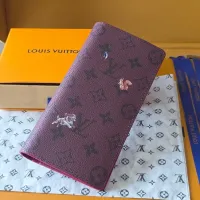 $72.00 USD Louis Vuitton AAA Quality Long Wallets #1393162