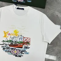 $80.00 USD Louis Vuitton LV T-Shirts Short Sleeved For Men #1393377