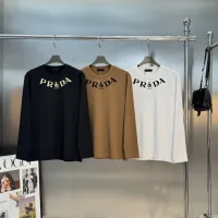 $80.00 USD Prada T-Shirts Long Sleeved For Men #1393462