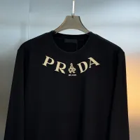 $80.00 USD Prada T-Shirts Long Sleeved For Men #1393463