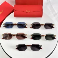 $56.00 USD Cartier AAA Quality Sunglassess #1394589