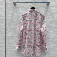 $68.00 USD Chanel Shirts Long Sleeved For Women #1398796