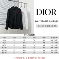 $64.00 USD Christian Dior Shirts Long Sleeved For Men #1399647