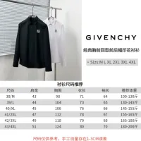 $64.00 USD Givenchy Shirts Long Sleeved For Men #1399686