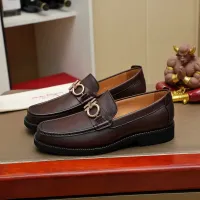 $98.00 USD Salvatore Ferragamo Leather Shoes For Men #1399784