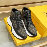 $98.00 USD Fendi High Tops Casual Shoes For Men #1400179