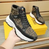 $98.00 USD Fendi High Tops Casual Shoes For Men #1400179