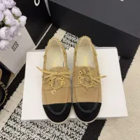 $102.00 USD Chanel Flat Shoes For Women #1400623