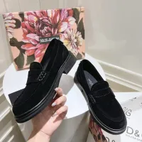 $122.00 USD Dolce & Gabbana D&G Leather Shoes For Women #1400758