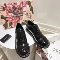 $122.00 USD Dolce & Gabbana D&G Leather Shoes For Women #1400760