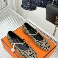 $112.00 USD Hermes Flat Shoes For Women #1400936