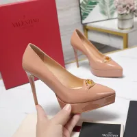 $125.00 USD Valentino High-Heeled Shoes For Women #1401128