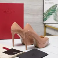 $125.00 USD Valentino High-Heeled Shoes For Women #1401128