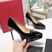 $125.00 USD Valentino High-Heeled Shoes For Women #1401130