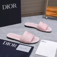 $92.00 USD Christian Dior Slippers For Women #1401135