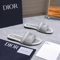 $92.00 USD Christian Dior Slippers For Women #1401136