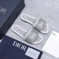 $92.00 USD Christian Dior Slippers For Women #1401136