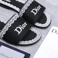 $92.00 USD Christian Dior Slippers For Women #1401143