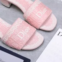 $92.00 USD Christian Dior Slippers For Women #1401147