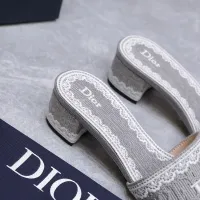 $92.00 USD Christian Dior Slippers For Women #1401148