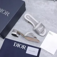 $92.00 USD Christian Dior Slippers For Women #1401148