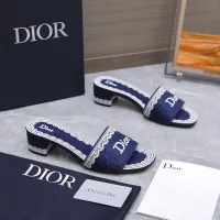 $92.00 USD Christian Dior Slippers For Women #1401149