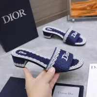 $92.00 USD Christian Dior Slippers For Women #1401149