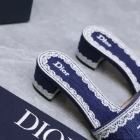 $92.00 USD Christian Dior Slippers For Women #1401149