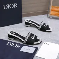 $92.00 USD Christian Dior Slippers For Women #1401150