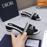 $92.00 USD Christian Dior Slippers For Women #1401150