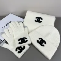 $52.00 USD Chanel Hat and Scarf and Glove Set #1401309