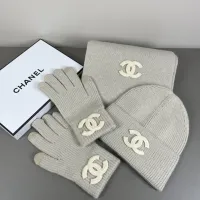 $52.00 USD Chanel Hat and Scarf and Glove Set #1401310
