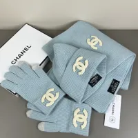 $52.00 USD Chanel Hat and Scarf and Glove Set #1401311