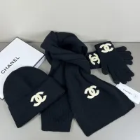$52.00 USD Chanel Hat and Scarf and Glove Set #1401313