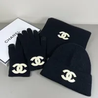 $52.00 USD Chanel Hat and Scarf and Glove Set #1401313
