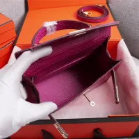 $92.00 USD Hermes AAA Quality Handbags For Women #1401411